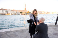 Violinist Dunjia performing in Venice