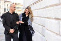 A romantic moment in Venice