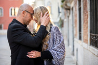 Portrait of a couple in Venice