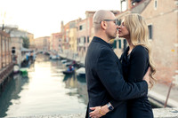 Proposal session by the Venetian canal