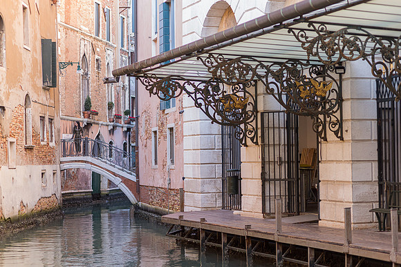 Portrait with Fenice Theatre in the background, Venice