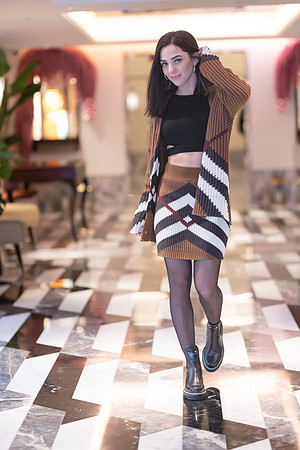 Fashion portrait at St. Regis Venice lobby