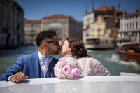 View of the Grand Canal from a boat