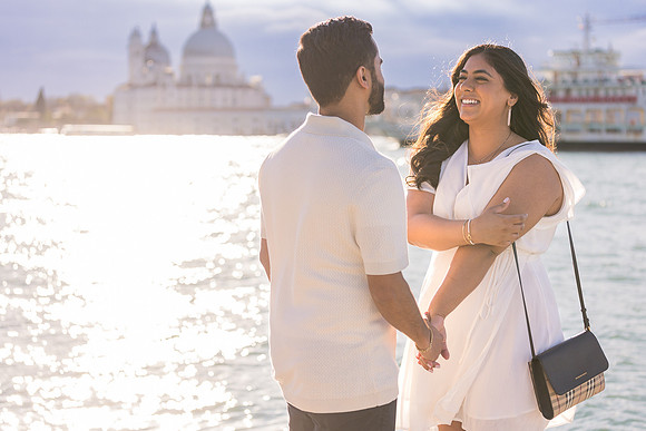 Tears of joy and an engagement ring shine in this magical proposal moment.