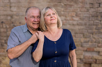 Close-up of grandparents together