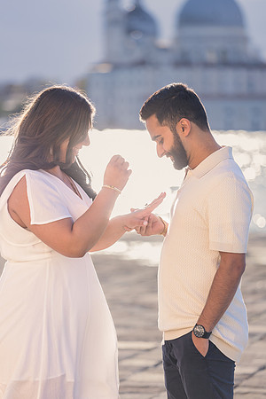 She said yes! A beautiful engagement captured in the perfect light.