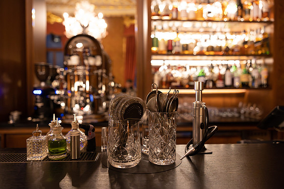 Luxury bar at Hotel Aman Venice