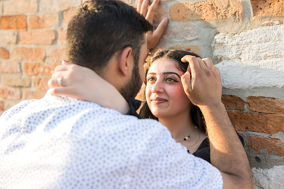 Portrait of a couple in Venice