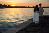 Sunrise view toward San Giorgio Maggiore