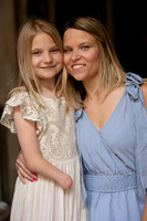 Mother and daughter smiling together