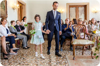 Wedding ceremony at Palazzo Cavalli in Venice.