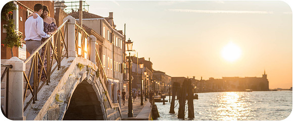 An engagement filled with love, laughter, and Venetian charm.