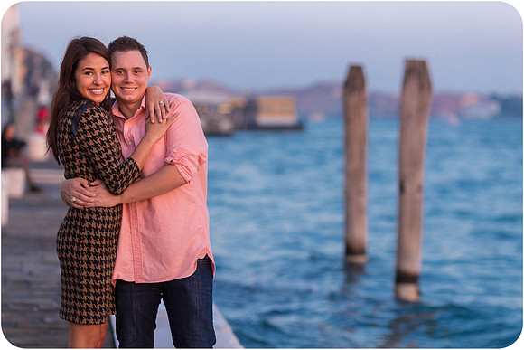 An engagement moment that feels like a scene from a romantic film.