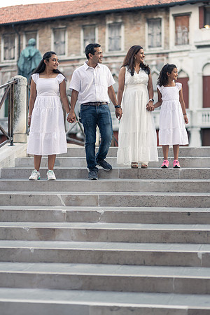 Family walking in Cannaregio district Venice, image 27.