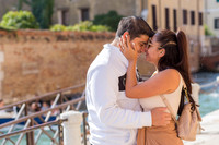 Carlos and Irma's  proposal in Venice Ponte Chiodo