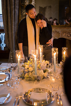A fine bottle of champagne awaits its moment for a celebratory toast.