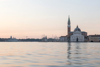 Sunrise behind Basilica di Santa Maria della Salute