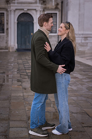 A spontaneous dance after the proposal, celebrating love in the heart of Venice.
