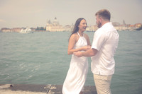 A golden-hour proposal by the iconic Grand Canal.