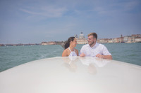 A dream engagement captured under the soft hues of sunset.