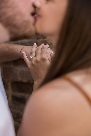 A stunning engagement moment captured in the soft golden light of Venice.