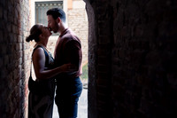 Quiet moment in alleyway after Venice proposal